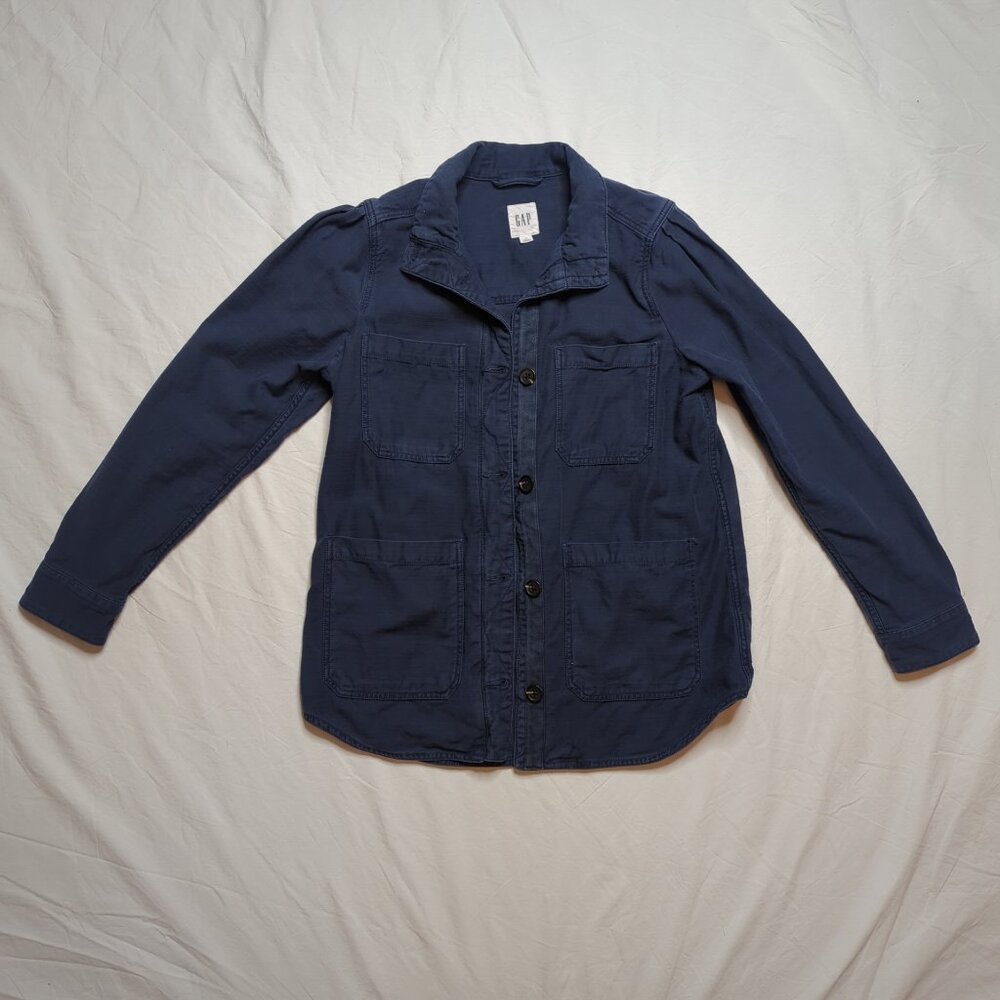Gap Navy Blue Cargo Jacket, Size Small
